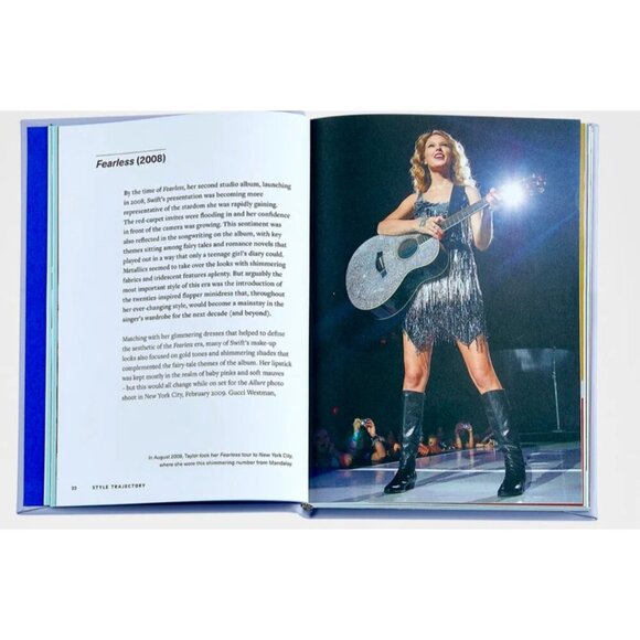 Graphic Image: Icons of Style Taylor Swift Pink Textured Luxe Leather Hardcover - Picture 4 of 9